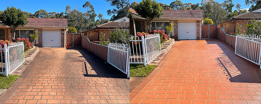 Stamped Concrete Driveway Cleaning Sydney